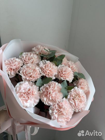 Букет из диантусов