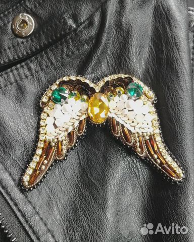 Броши из бисера