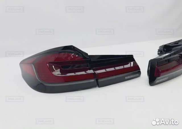 Фонари рест Bmw G30 с логотипом премиум