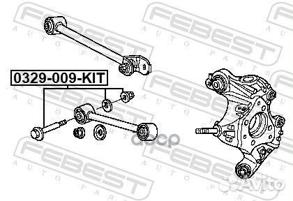 Болт эксцентрик honda accord рем.к-кт 0329-009