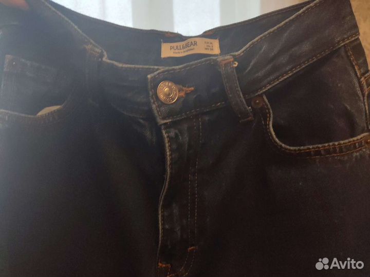 Джинсы для девочки мом