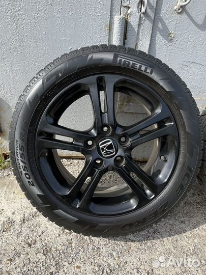 Pirelli ice zero 205/55 R16 диски оригинал Honda