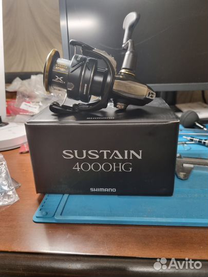 Катушка shimano sustain 4000 HG