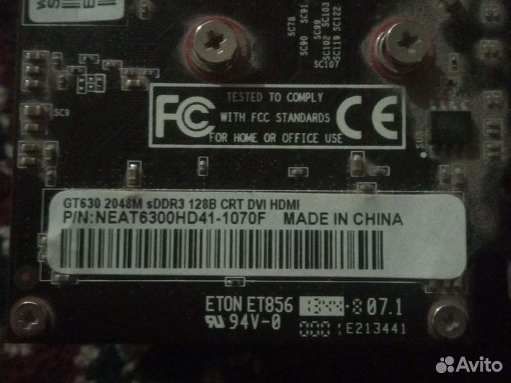 Видеокарта gt 630