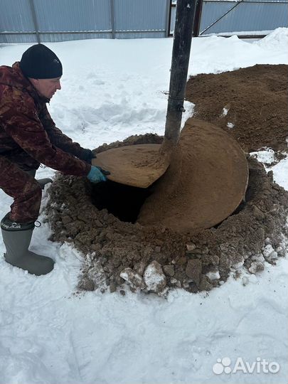 Копка бурение колодца септика под ключ за день