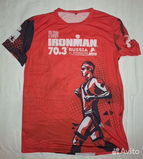 Футболка триатлон ironman 70.3 russia