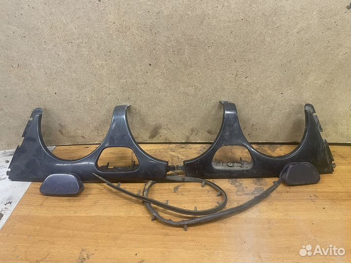 Маски под фары Mercedes W210 комплект