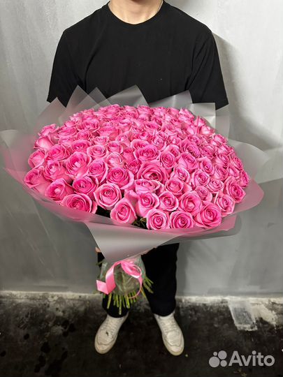 Розы розовые