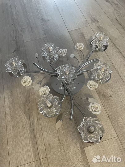 Люстра потолочная бу