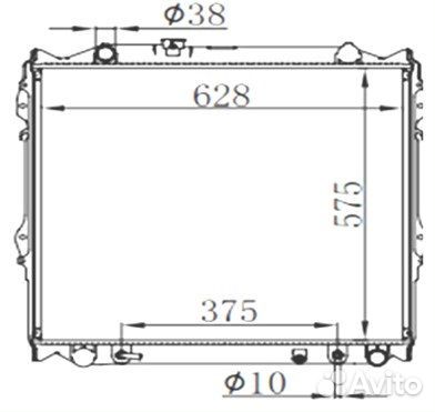 Радиатор TY-KZJ95-1226