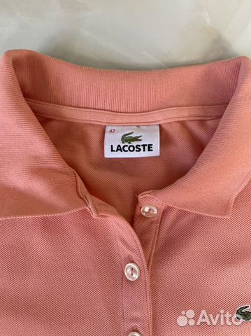 Lacoste polo женские, размер L