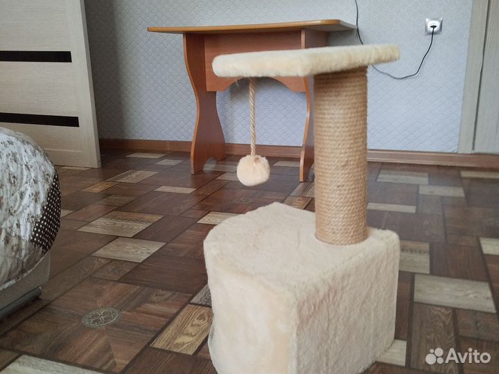 Когтеточка домик для кошки бу