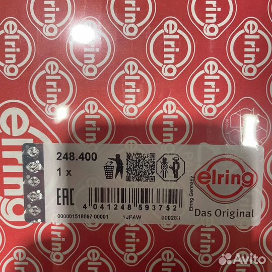 Elring Прокладка поддона DAF 105 MX340