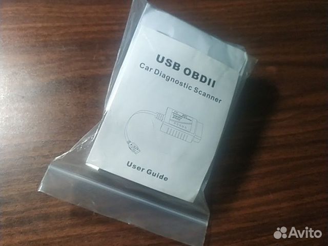 ELM327 obd2 USB сканер