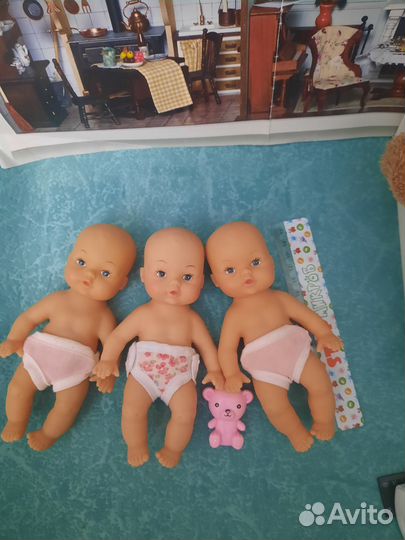 Пупсики тройняшки