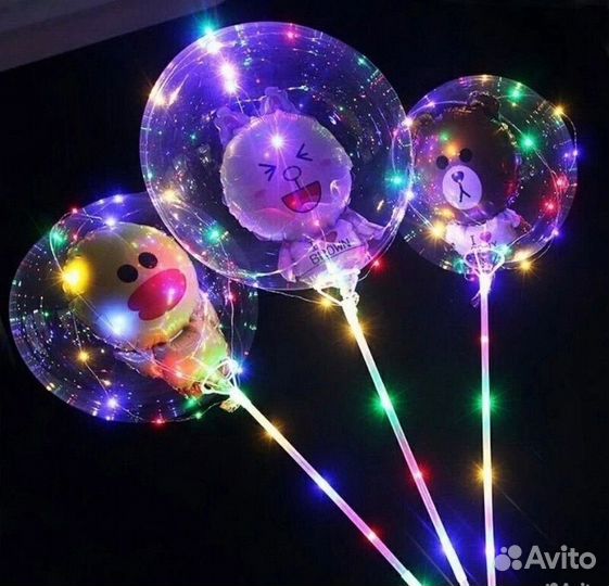 Светящиеся шары вертолётики игрушки оптом 207