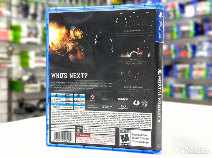 Mortal Kombat X (PS4) Б/У