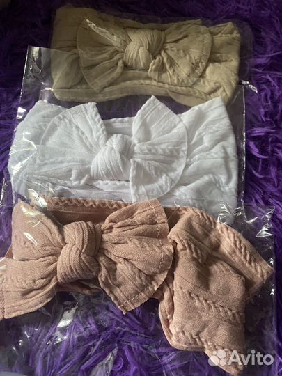 Повязки на голову для малышки