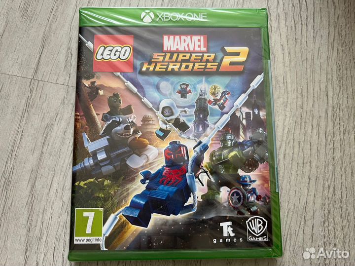 Диск lego Marvel Super Heroes 2 Новый Xbox One