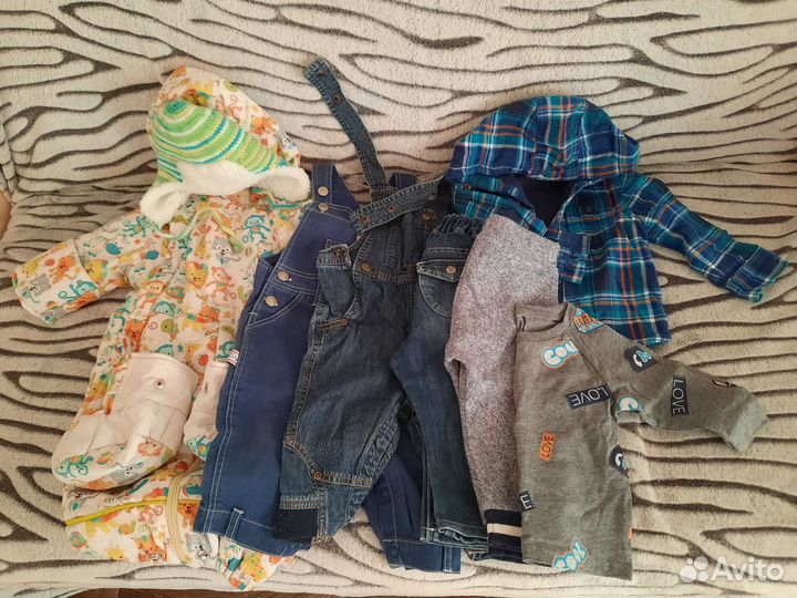 Детские вещи пакетом от 0 до года