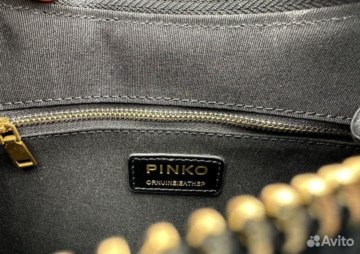 Сумка pinko half moon с чипом