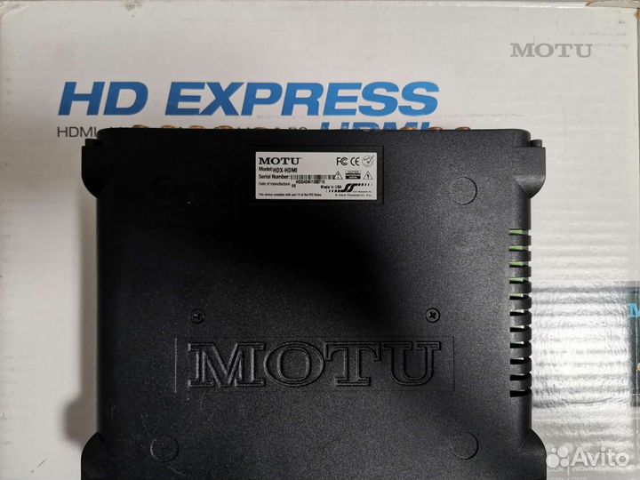 Звуковая карта motu HD express