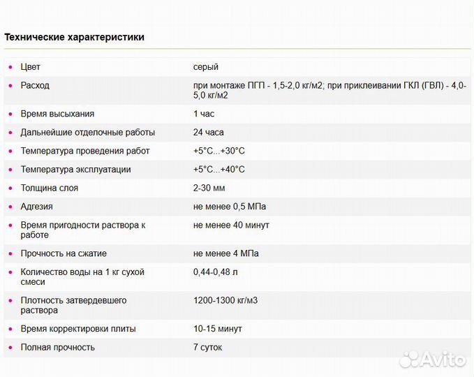 Клей для гипсокартона гипсоконтакт 20 кг