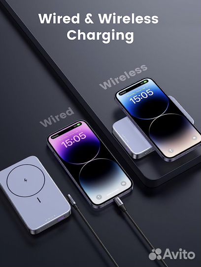 Пауэрбанк беспроводной Ugreen новый