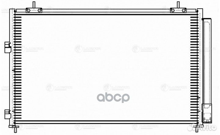 Радиатор кондиционера toyota RAV 4 (13) lrac19