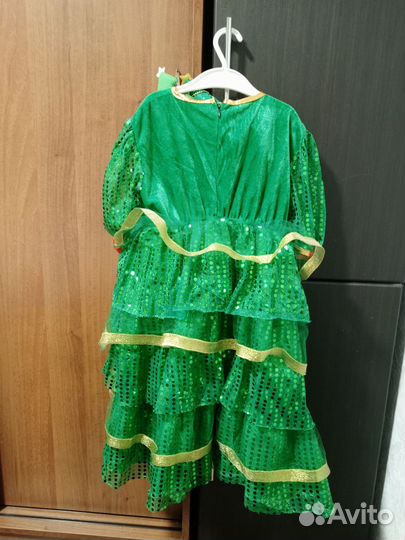 Новогодний костюм ёлочка для девочки