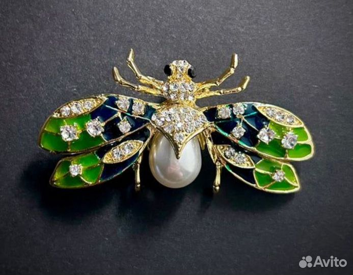 Брошь бижутерия