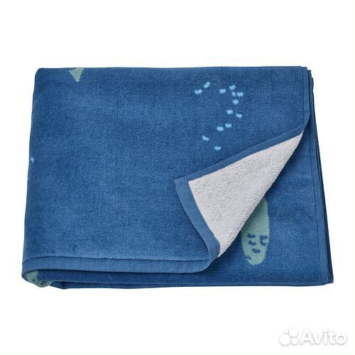 Банное полотенце с черепашками IKEA Blavingard