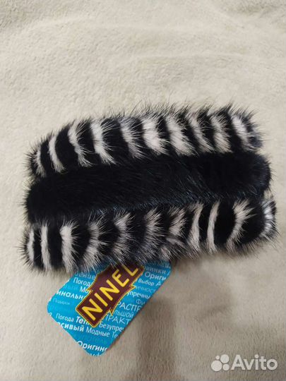 Шапка повязка женская