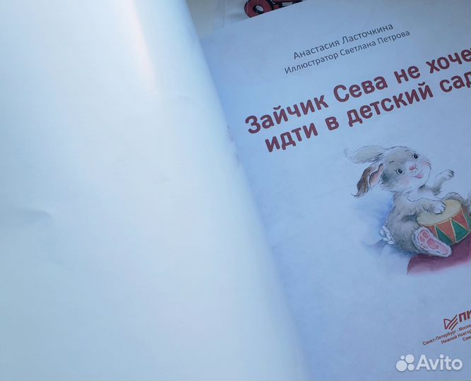 Книга Зайчик Сева не хочет идти в детский сад