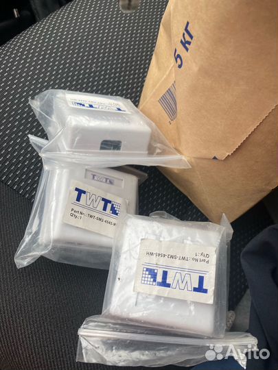 Модули rj45 hyperline keystone и розетки twt