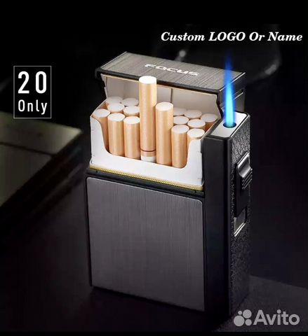 Портсигар с зажигалкой