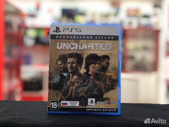 Диск PS5 Uncharted:Наследие Воров. (Новый) RUS