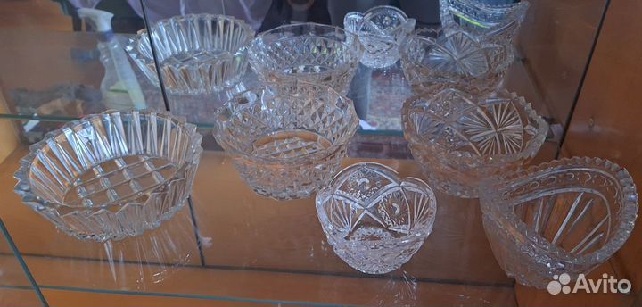 Конфетница ваза салатник хрусталь