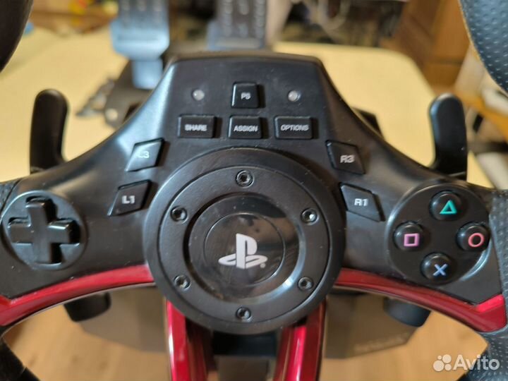 Игровой руль hori racing wheel apex wireless