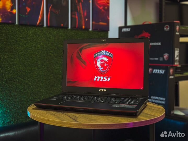 Игровой ноутбук MSI: Intel i5 + GeForce GTX 1050 T