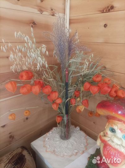 Сухоцветы пучки и штучно