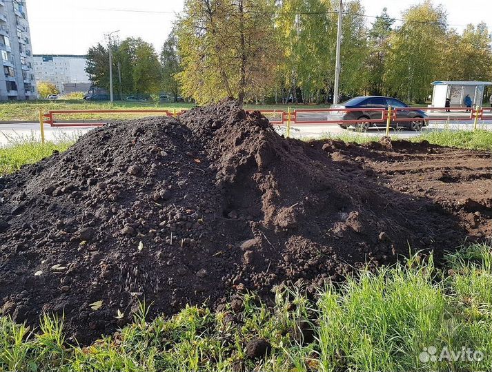 Чернозём, Грунт, Песок щебень