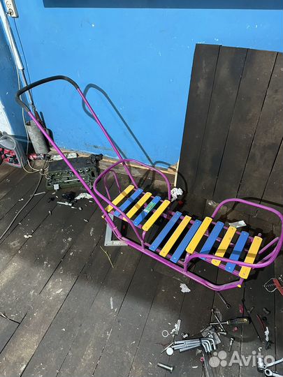 Санки детские двойные