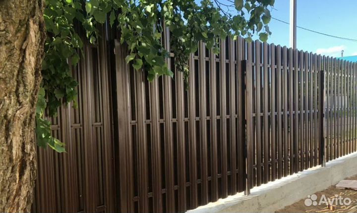 Забор металлический,калитки качественно