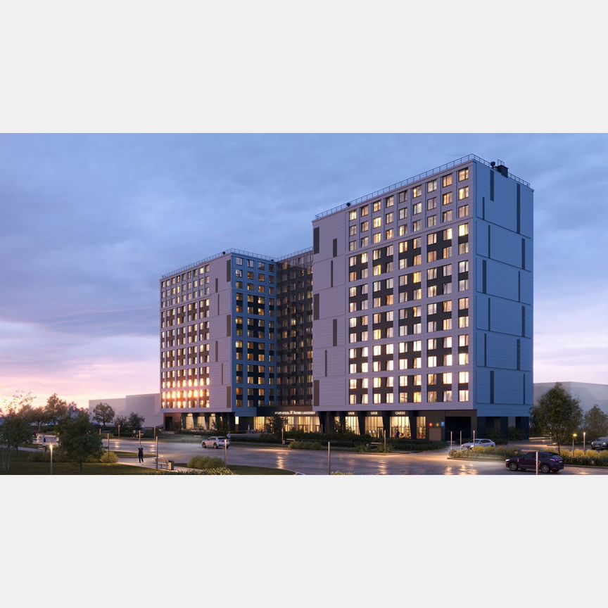Апартаменты-студия, 60,8 м², 5/14 эт.