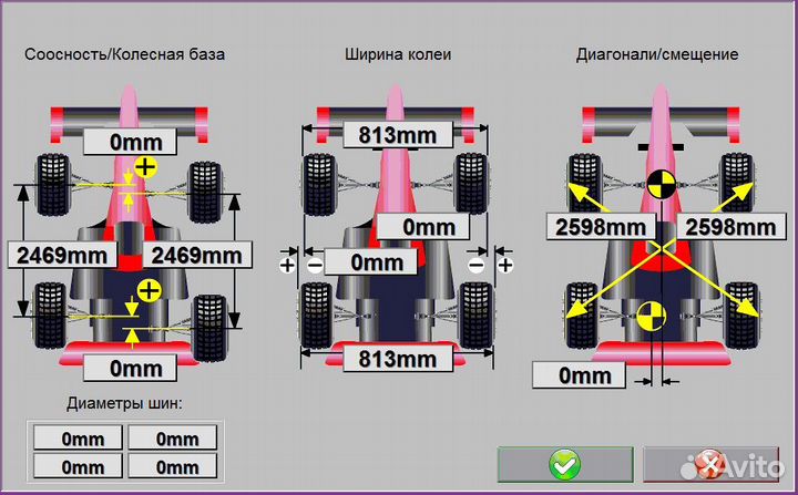 Стенд сход развал 3d