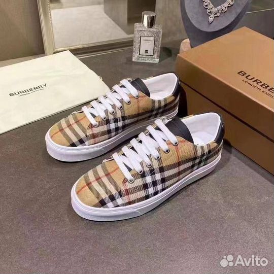 Кеды burberry мужские