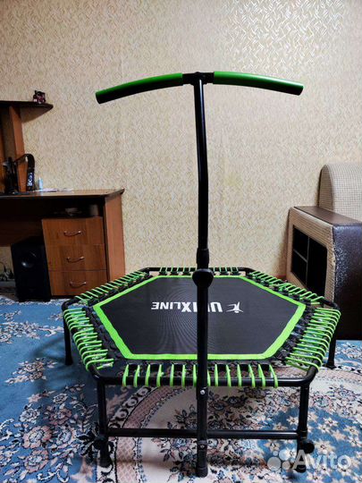 Батут для фитнеса с ручкой