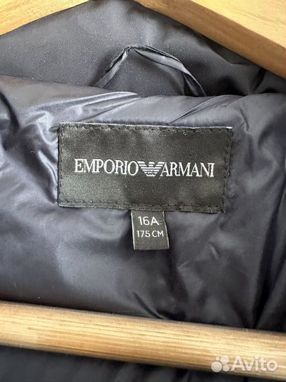 Пуховик Emporio Armani на мальчика 14-16 лет