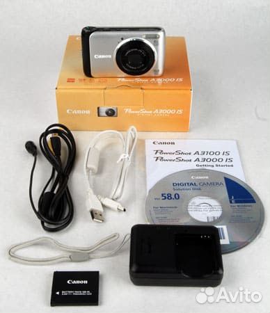 Фотоаппарат Canon PowerShot A3000 IS винтаж